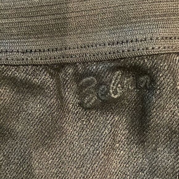 Goldsign Zebra coated black leggings size 27 - Picture 6 of 10